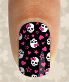 Caveirinha fundo preto